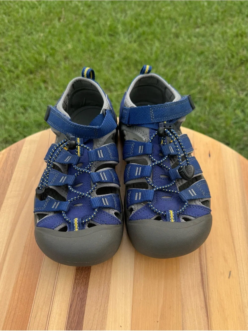 Keen Big Kids Blue Multi-Strap Outdoor Sandal